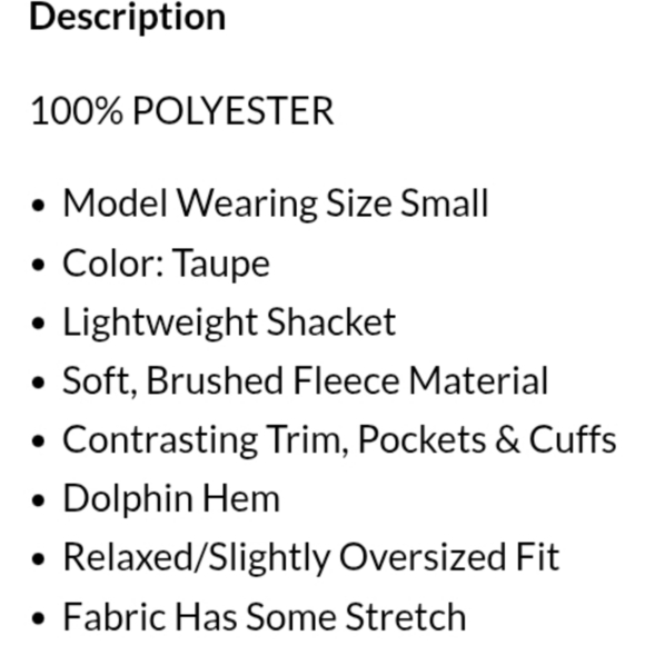 Zenana Beige Two Tone L/S Collared Button Front Elbow Patch Shacket Size XL - Picture 12 of 13